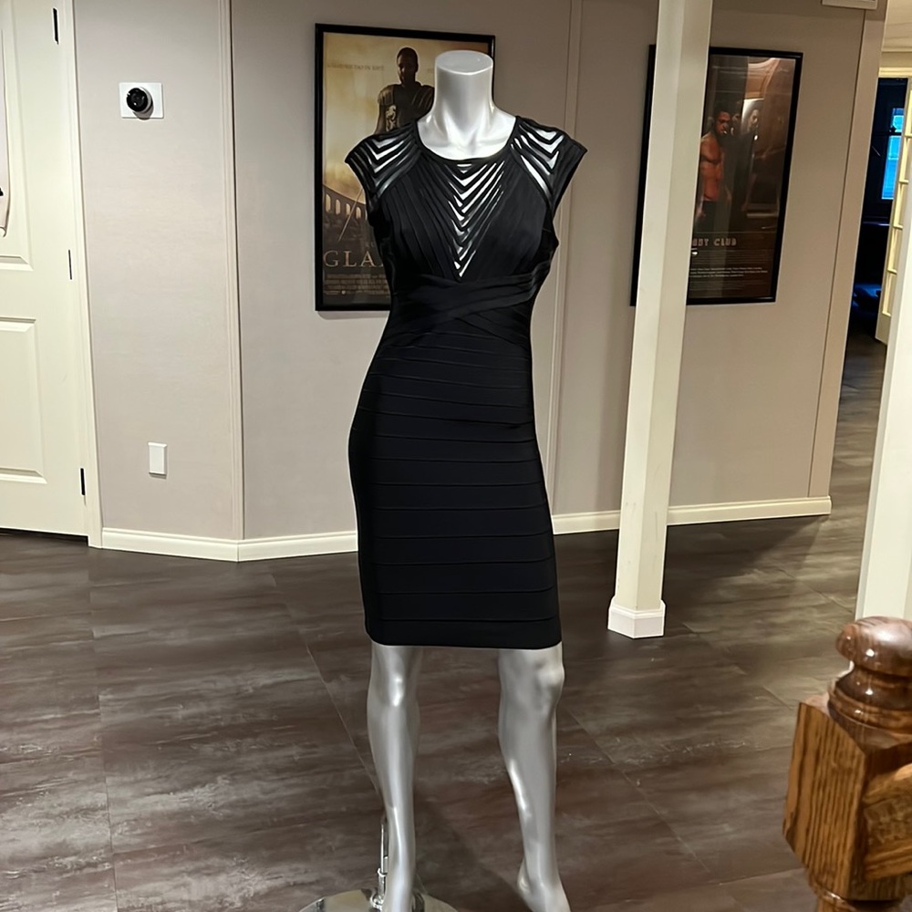 Herve Leger black dress